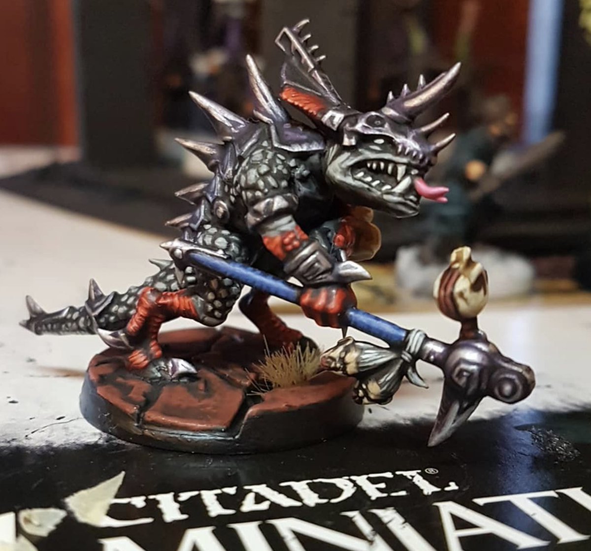 MrKaiM81's tweet photo. @memeslich @JewelKnightJess I currently play a Lizard Folk Tempest Cleric in a long running D&amp;D campaign...they're hardy, dangerous, and a lot of fun to play as. Say hi to Vutha Kothar https://t.co/W9o3x1mkqH