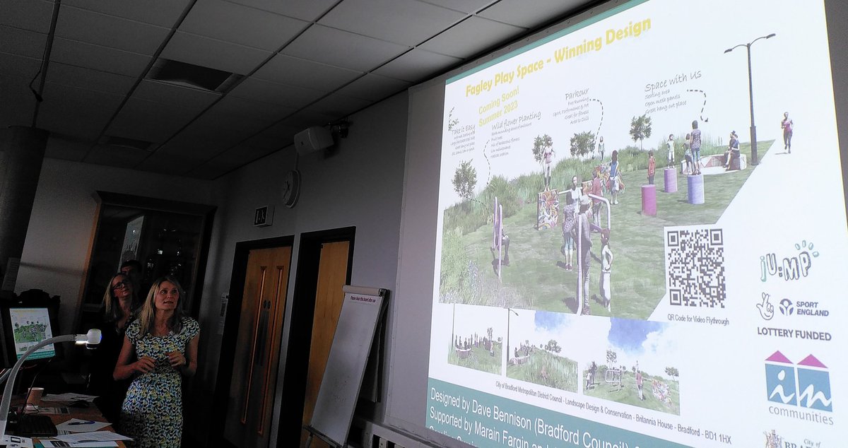 Exciting examples from Bradford of co-designing parks with teenage girls from @DrAmandaSeims #saferparks
