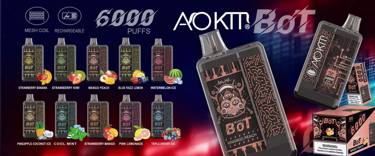 Original AOKIT BOT 6000 puffs  <a href="/WejoyDisposable/">Wejoy Disposable</a> 
* Bulk in stock ready for shipping;
* Hold a permit for vaping devices;
#vape #svapo #vapor #vapeshop #vapestore #wejoytech #aokitbot #aokit #wejoydisposable #vapedisposablepod #vapepod #vapepodkit #aokitbot6000 #vapeboxdisposable