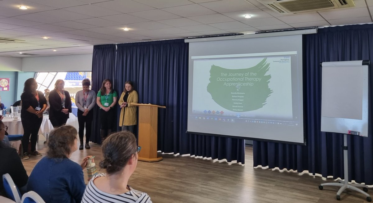 A brilliant talk at the OT Conference #BCHCOT2023 from the Occupational therapy apprentices <a href="/bhamcommunity/">@bhamcommunity</a> <a href="/LucyDav74271674/">Lucy Davies</a> <a href="/LorraineGOT/">Lorraine Griffiths</a>