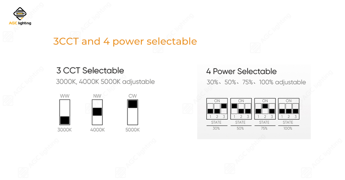 AGCLighting's tweet image. Upgrade your industrial and outdoor lighting with our #CCT and #powerselectable fixtures!

Whether you need high bay lights, wall pack, streetlights, or flood lights, you can customize them to suit your preferences and needs.

More info!
agcled.com/contact-us/?fr…
#colorselectable