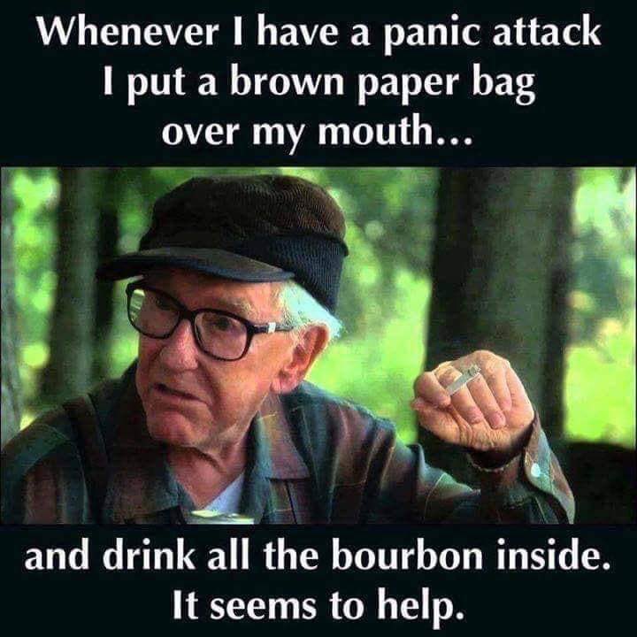 Just might work

#funnymemes #panicattack #brownpaperbag