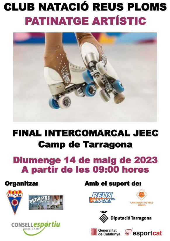 CNREUSPLOMS's tweet image. Patinatge Artístic Ploms.
Aquest proper diumenge organitzem, conjuntament amb el @CEBaixCamp, la Final Intercomarcal del Camp de Tarrragona, amb la presència de més de 200 patinadores de 14 clubs diferents.
Molta sort a tots els participants!
#PlomsPatinatge
#PlomsEsportiFormacio