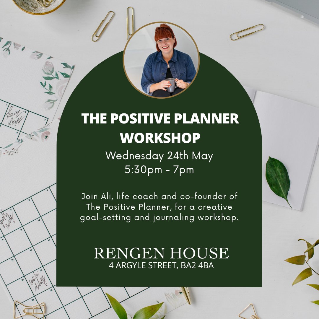 Rengen House (@rengenhouse) on Twitter photo Join Ali McDowall, life coach and co-founder of <a href="/THE_PP_JOURNAL/">The Positive Planner</a> for a creative goal setting and journaling workshop on Wednesday 24th May from 5:30pm to 7pm! 📔
Tickets on sale now!
rengenhouse.com/events/event/w…
#workshop #coworkingspace Join Ali McDowall, life coach and co-founder of <a href="/THE_PP_JOURNAL/">The Positive Planner</a> for a creative goal setting and journaling workshop on Wednesday 24th May from 5:30pm to 7pm! 📔
Tickets on sale now!
rengenhouse.com/events/event/w…
#workshop #coworkingspace
