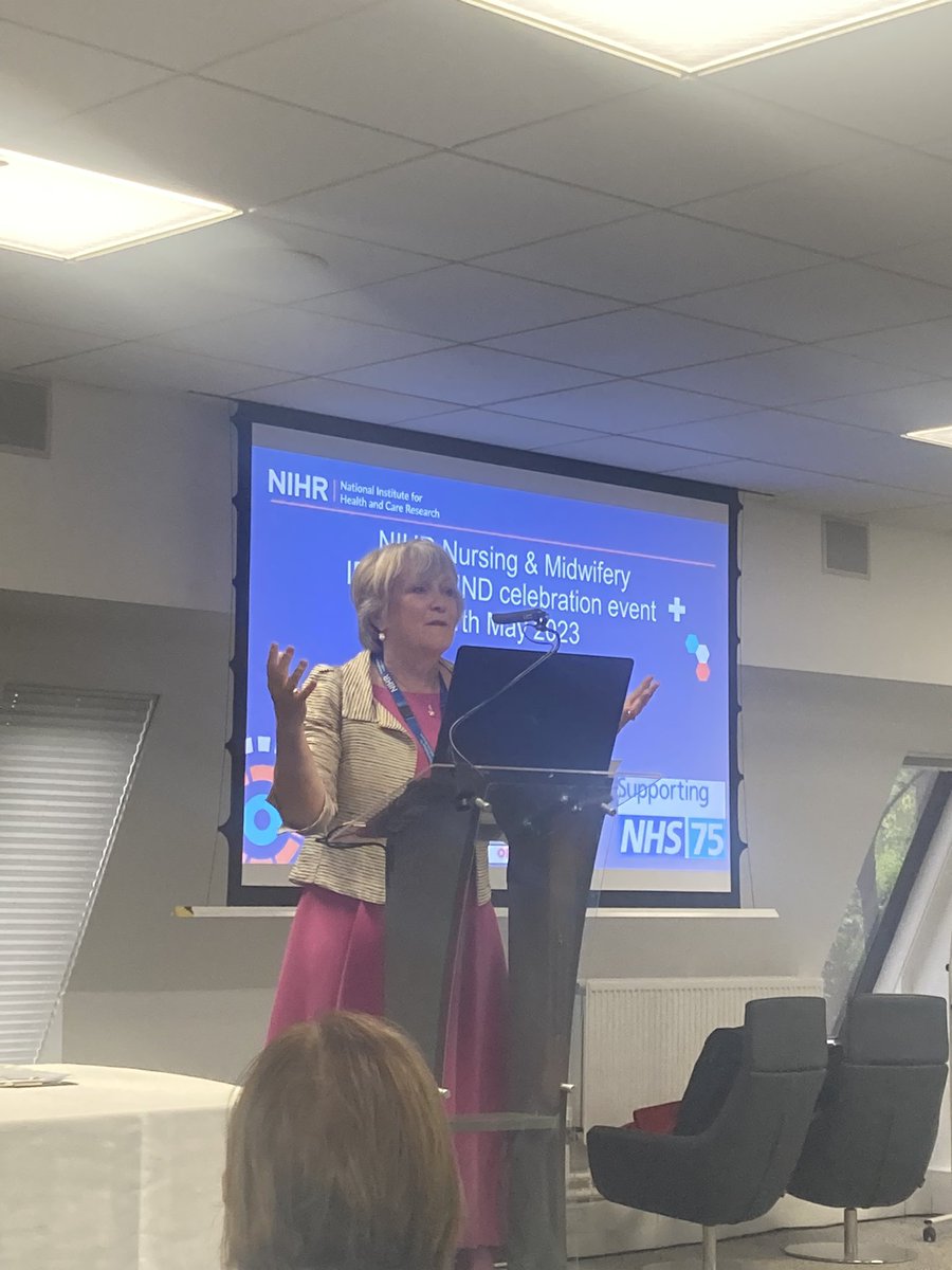 Professor Ruth Endacott opening the day at the NIHR Nursing & Midwifery IDM & IND conference @NIHRcommunity @WUTHresearch @kingdon_carol
