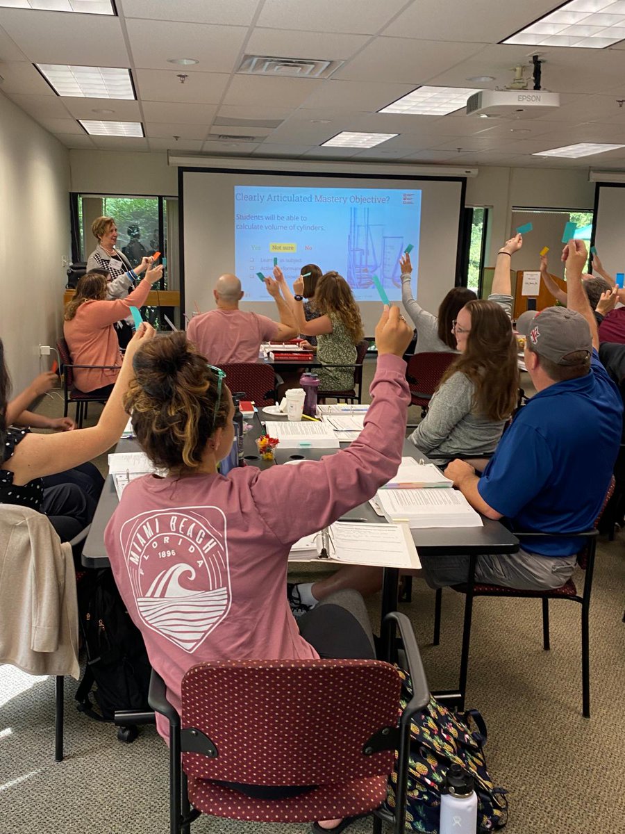 TeachRBT's tweet image. Mastery objectives should include the following. But, remember, putting it on the board is not enough.  Do your objectives meet this criteria?  Join us this summer to expand your skills at crafting effective objectives. conta.cc/3oilqxb
#SkillfulTeaching