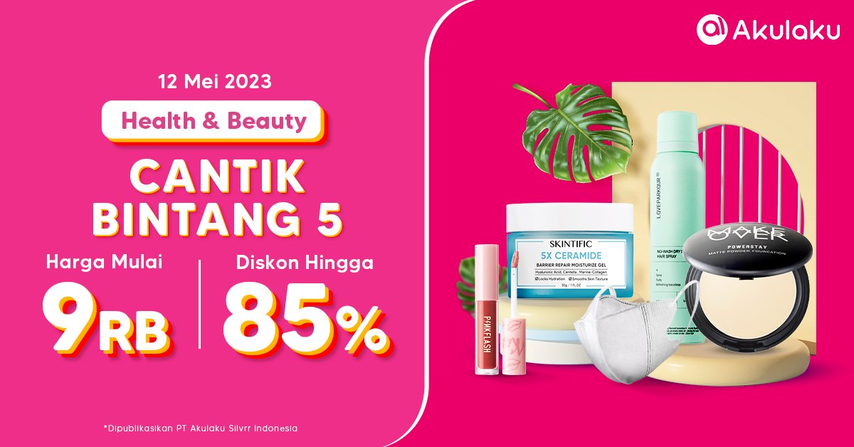 akulakuID's tweet photo. Skincare dan makeup DISKON HINGGA 85??😱😱
Khusus hari ini aja bisa glow up harganya MULAI DARI 9RB AJAA💄💋
Cuss meluncur >> https://t.co/we6SfihWMp
#PromoBBF #DiskonMakeup #PromoSeru #PromoSkincare #AkulakuIndonesia https://t.co/KgZuqx1FGj