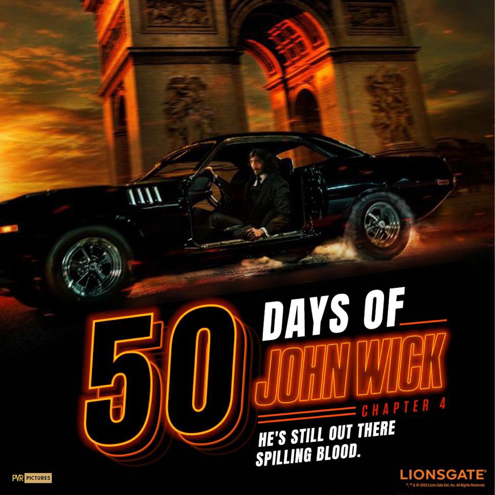 Thriller to share #JohnWick4 <a href="/Lionsgate/">lionsgate</a> <a href="/PicturesPVR/">PVR INOX Pictures</a> 🥁🥁🥁