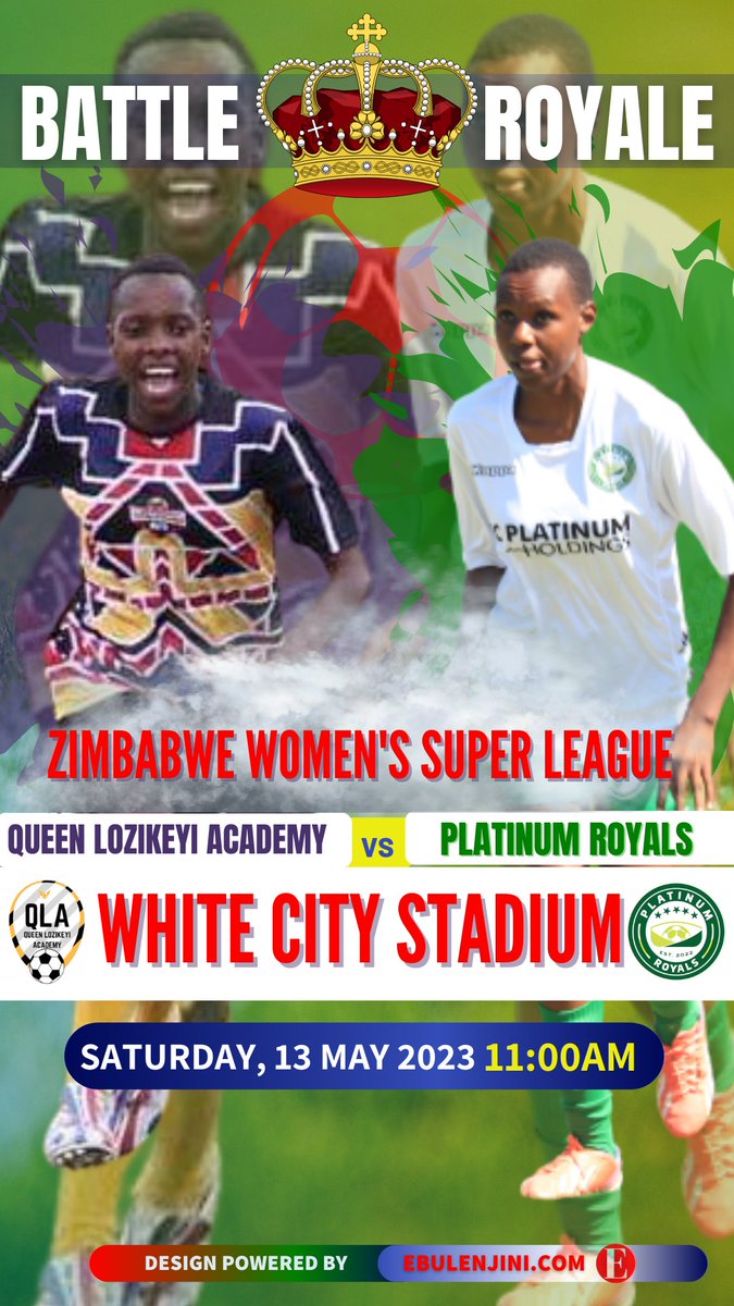 queen_lozikeyi's tweet image. It's happening this Saturday as we take on Platinum Totals at White City Stadium. 11am #Indlovukazi!!