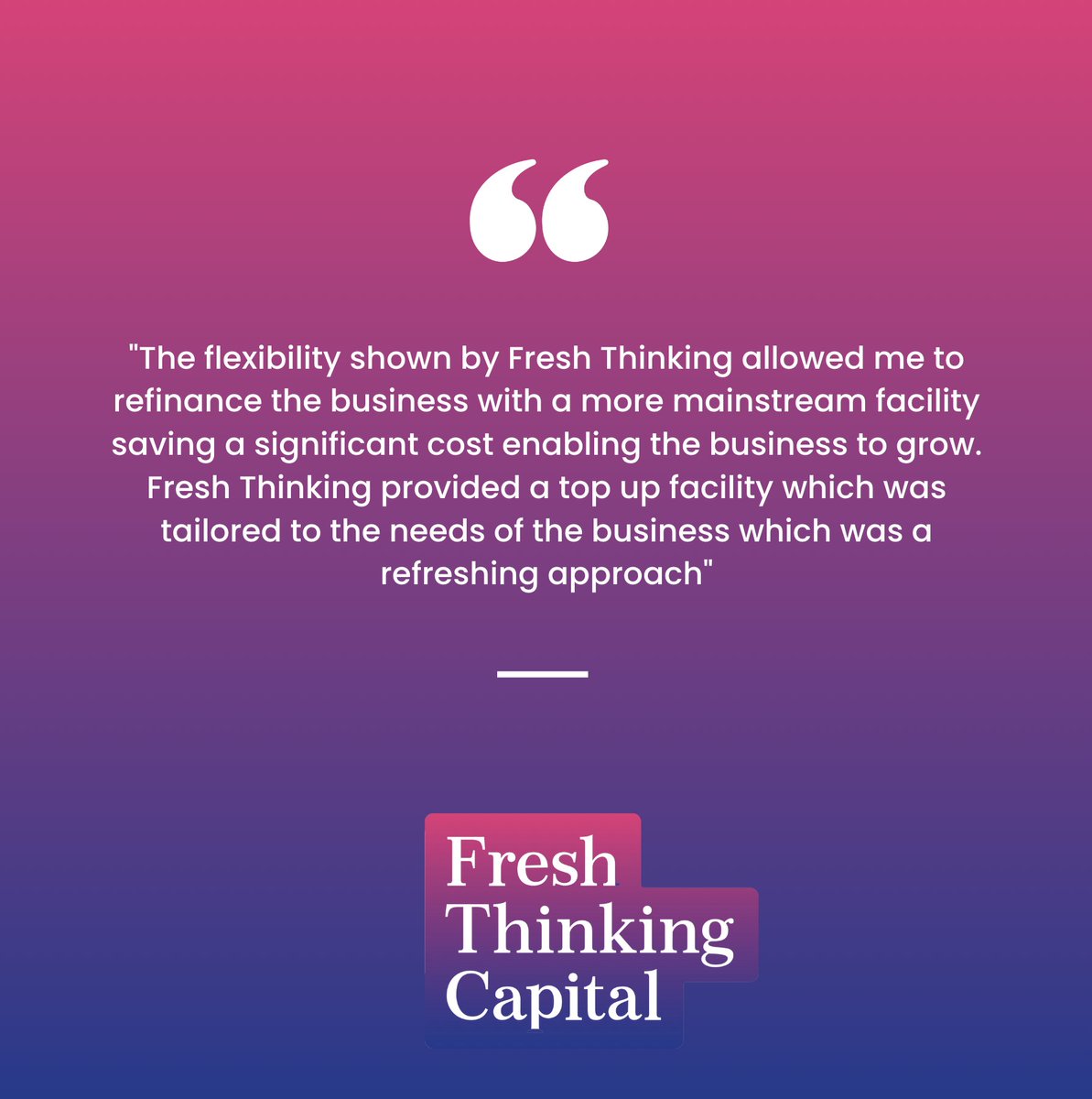 Fresh Thinking Capital tweet media