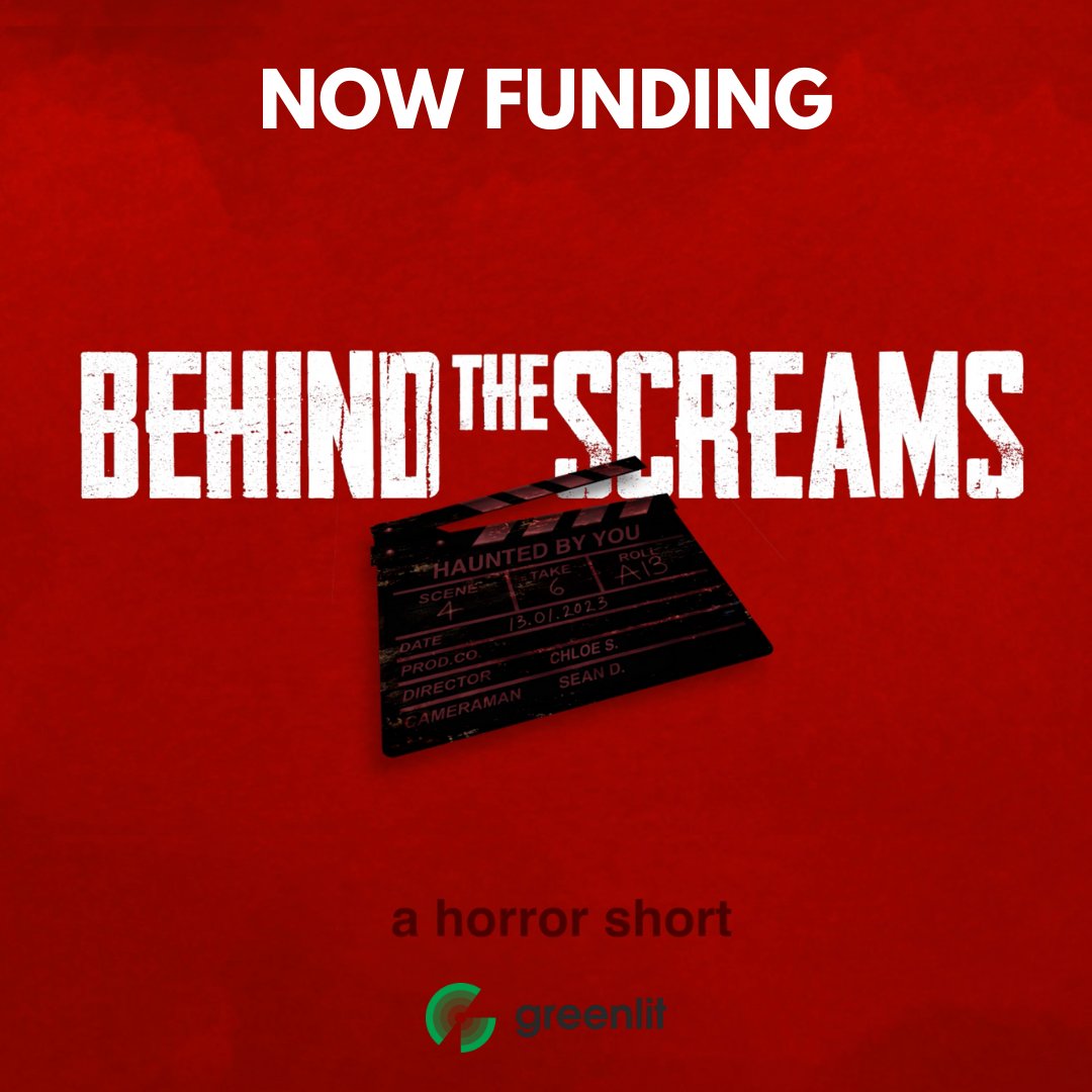 'Behind the Screams' follows director Chloe who, while filming a horror film in a historic London Pub, is tormented by more than spirits as she is confronted with the realities of being a woman in the film industry. Support it today at greenlit.com/project/behind…