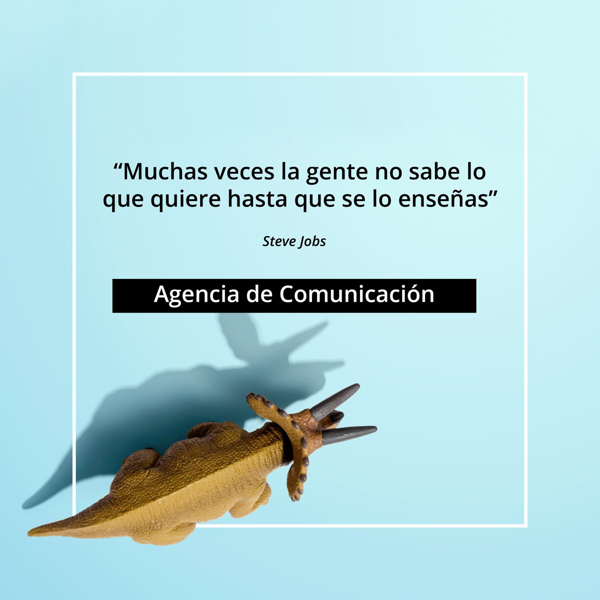 Hoy queremos compartir una frase célebre de uno de los genios de nuestros tiempos: STEVE JOBS.

¿Quieres que te ayudemos a impulsar tu negocio? Hablemos.
☎️ 611 13 20 52

#estrategiademarketingdigital #marketing #negociosonline #marketingonline #marketingdigital #redessociales