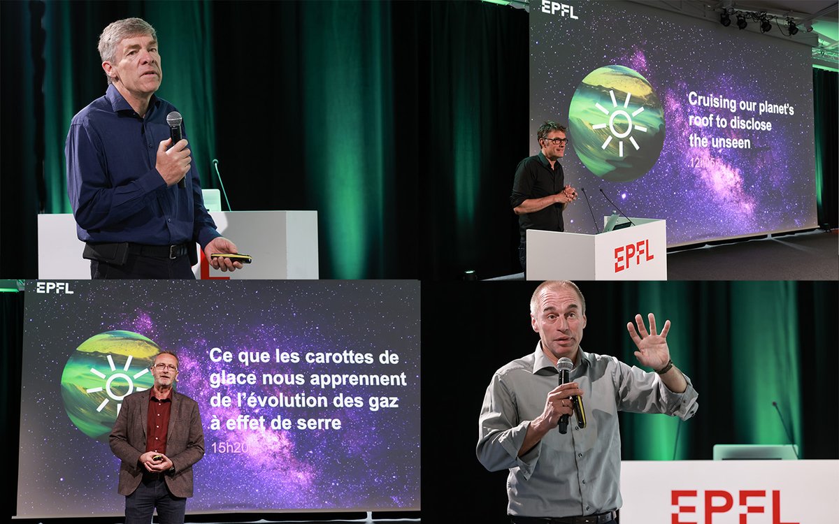 Four of our scientists gave a conference at the #EPFLOpenDays that you can now watch in replay. The topics: corals, glaciers-fed streams, ice cores and sustainable buildings. portes-ouvertes.epfl.ch/fr/content/live @ChappellazJ @RIVER_epfl @PhThalmannEPFL @AndersMeibom #EPFL