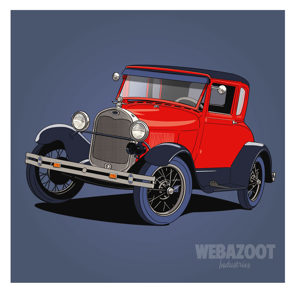 webazoot's tweet photo. Drawing No.27: Ford Model A
The Ford Model A launched 95(!) years ago. Really enjoyed drawing this one, would like to do more vintage cars. Happy to hear any suggestions?
🛒 Link https://t.co/yfLFxcXWwU
#ModelA #ModelAFord #ModelAFords #Ford #Fords #Fordmodela #CarDrawings https://t.co/7Z4jRd7N0z
