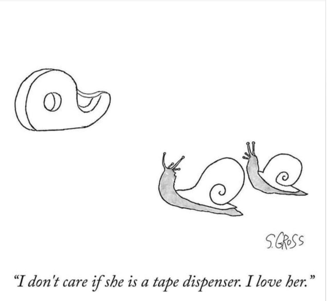 iathom's tweet image. Sam Gross, tegner for blant andre @NewYorker der denne tegningen ble publisert da han nylig døde.