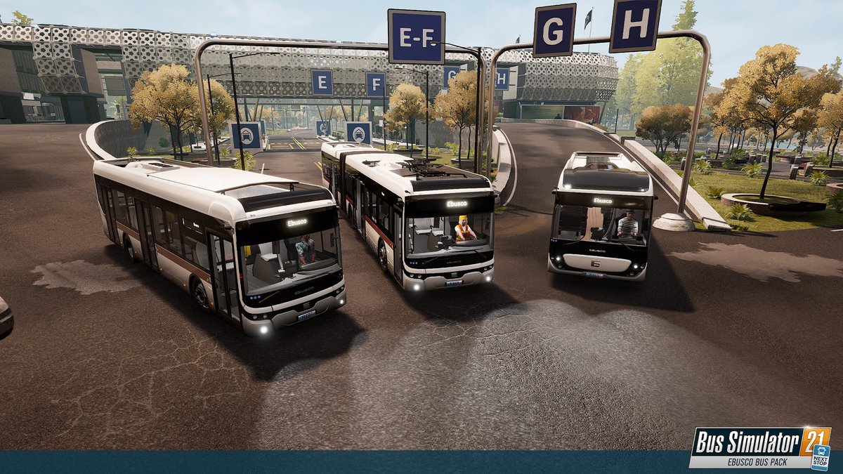 BusSimGame's tweet image. Here are some more screenshots of the Ebusco 2.2 - 12m, the articulated electric bus Ebusco 2.2 - 18m, and the 12 meter long Ebusco 3.0 of the Ebusco Bus Pack for Bus Simulator 21 Next Stop. Really nice buses! What do you think?

#bus21 #bussimulator21 #bussimulator #Ebusco