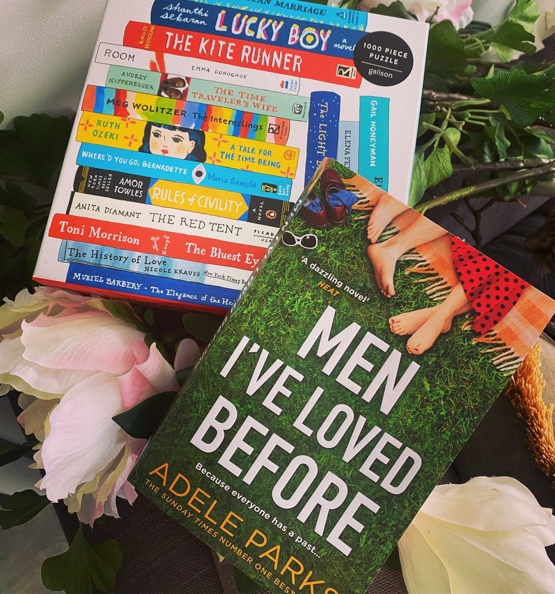 It’s launch day today, well technically a re-launch. My romance novel MEN I’VE LOVED BEFORE has a new jacket and is hitting the book stores and supermarkets today!! For a chance to win a signed copy and this jigsaw just Like and RT Winner picked at random on Mon 15th 5pm UK time.