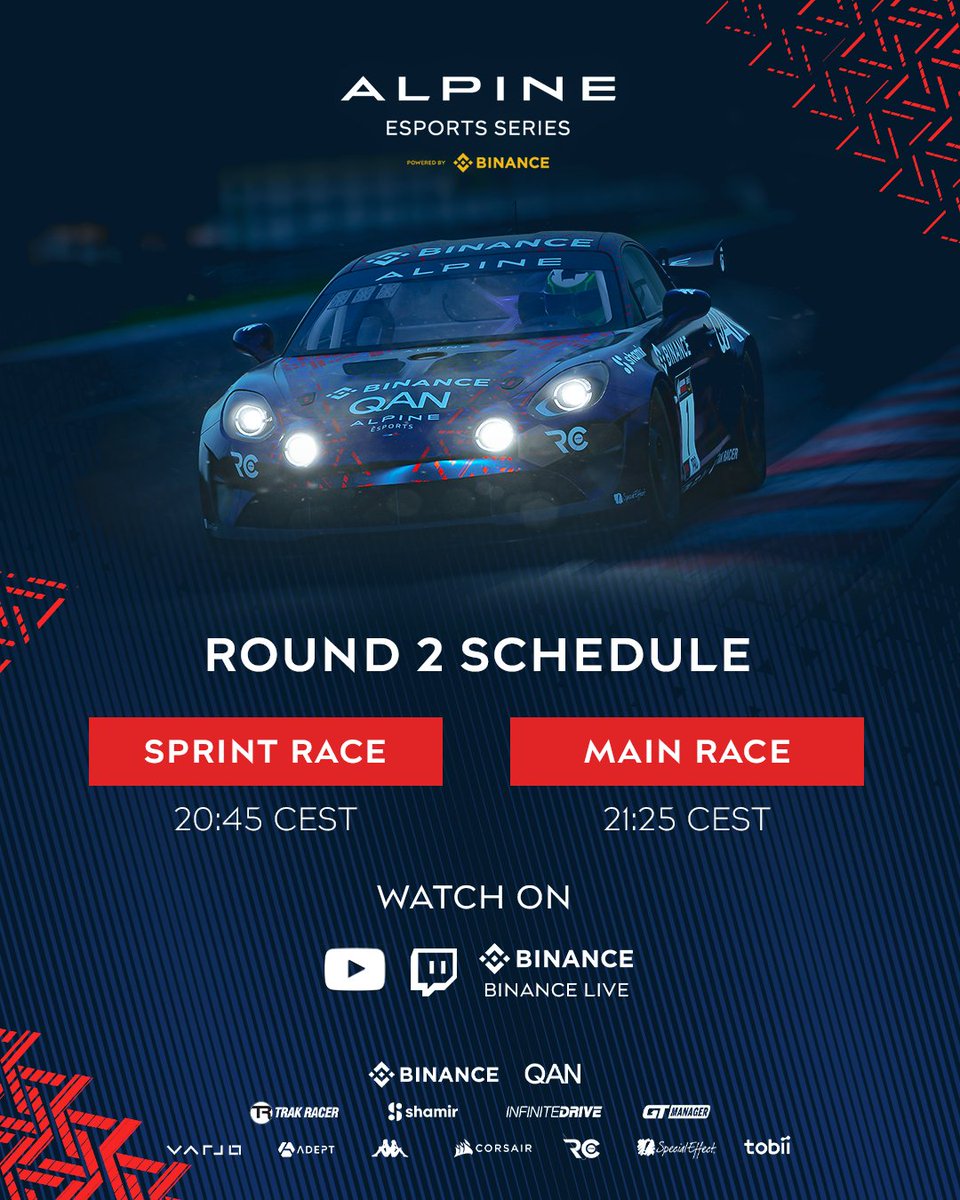 #AES23 Round 2 is finally here 🤩

Who's coming out on top when we hit Silverstone?

Find out tonight, 20:30 CEST 👇
🔗 twitch.tv/Alpine