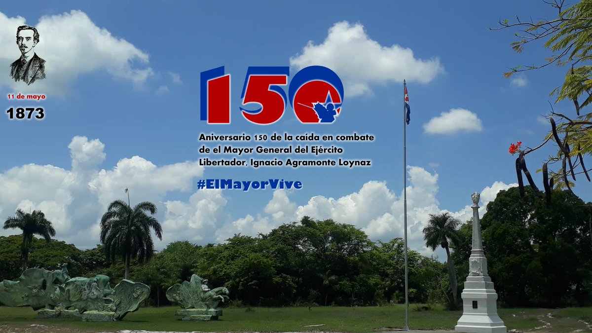 #ElMayorVive #Cuba 
En este sitio del #Camagüey tendrá lugar en minutos el acto nacional por el aniversario 150 de la caída en combate del Mayor General Ignacio Agramonte y Loynaz, ocurrida el 11 de mayo de 1873
#CubaViveEnSuHistoria