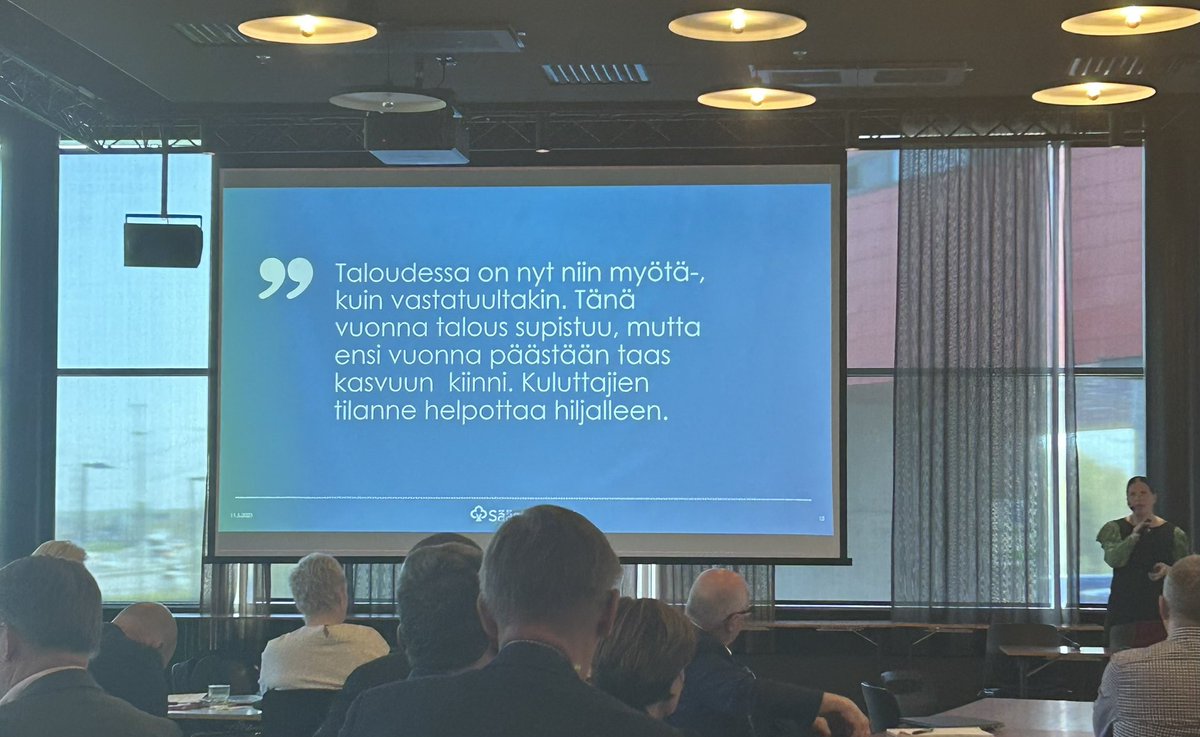 Voisiko tämän tulkita jo hiljalleen myönteiseksi viestiksi?  Minusta voi. 
<a href="/HennaMikkonen1/">Henna Mikkonen</a>