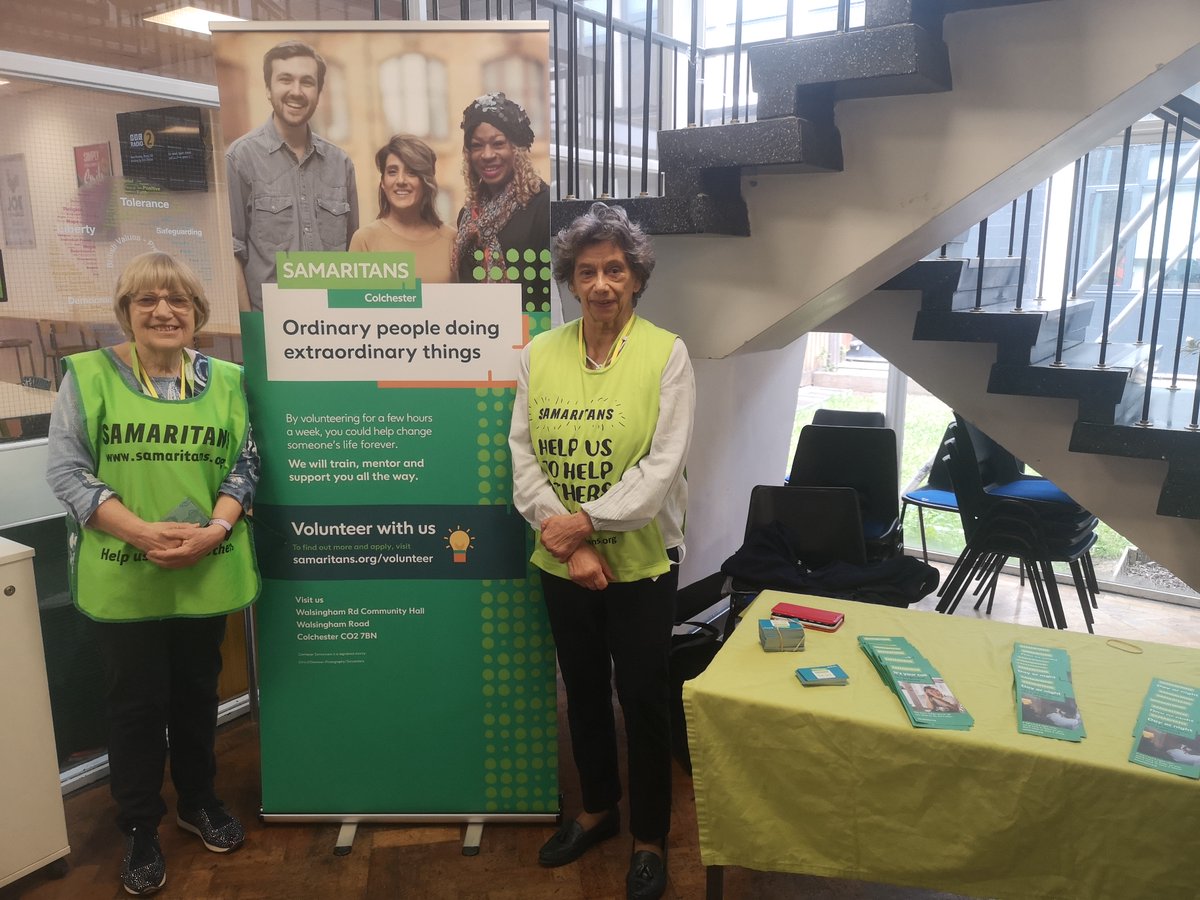 CIStudentVoice (@cistudentvoice) on Twitter photo Pleased to have <a href="/ColchesterSams/">ColchesterSamaritans</a> at our Colchester campus <a href="/ColchesterInst/">Colchester Institute</a> today, especially to support our students in the run up to exams.
#studentmentalhealth
#examstress Pleased to have <a href="/ColchesterSams/">ColchesterSamaritans</a> at our Colchester campus <a href="/ColchesterInst/">Colchester Institute</a> today, especially to support our students in the run up to exams.
#studentmentalhealth
#examstress