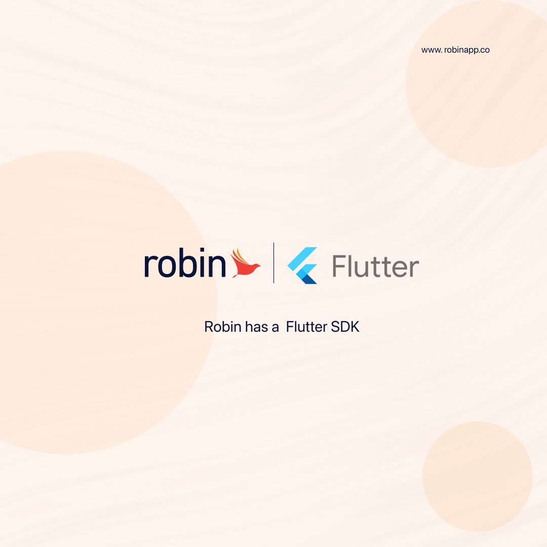 Robinapp_'s tweet image. Robin offers a software development kit (SDK) for developers building mobile or web applications using the Flutter framework. With the Robin Flutter SDK, developers and enterprises can easily integrate Robin's messaging functionality into their apps.
#fluttersdk #robinapp