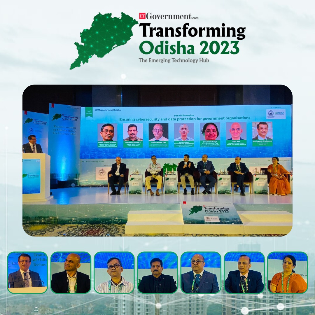 ETGovernment (@et_government) on Twitter photo #LIVE from #ETTransformingOdisha: We're at the third Panel Discussion on Ensuring cybersecurity and data protection for government organizations.
Link: bit.ly/43DZQmX
#ETTransformingOdisha #OdishaGovernment #Odisha #OdishaGovernance #ITHub <a href="/EIT_Odisha/">E&IT Department Odisha</a>, <a href="/OCAC_Odisha/">OCAC Odisha</a> #LIVE from #ETTransformingOdisha: We're at the third Panel Discussion on Ensuring cybersecurity and data protection for government organizations.
Link: bit.ly/43DZQmX
#ETTransformingOdisha #OdishaGovernment #Odisha #OdishaGovernance #ITHub <a href="/EIT_Odisha/">E&IT Department Odisha</a>, <a href="/OCAC_Odisha/">OCAC Odisha</a>