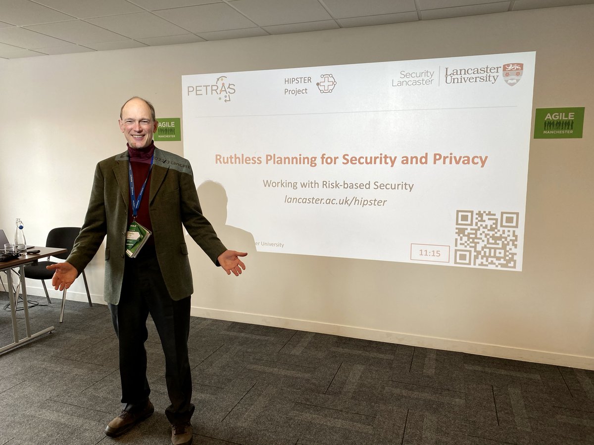 hipster_project's tweet photo. We are here at Agile Manchester to deliver another workshop on improving security decision making in product development! The room is set up, people are arriving, and we are ready to get started! @agilemanc  @charlesweir @annadys @LancsUniSecure https://t.co/ukV6bT9F2t