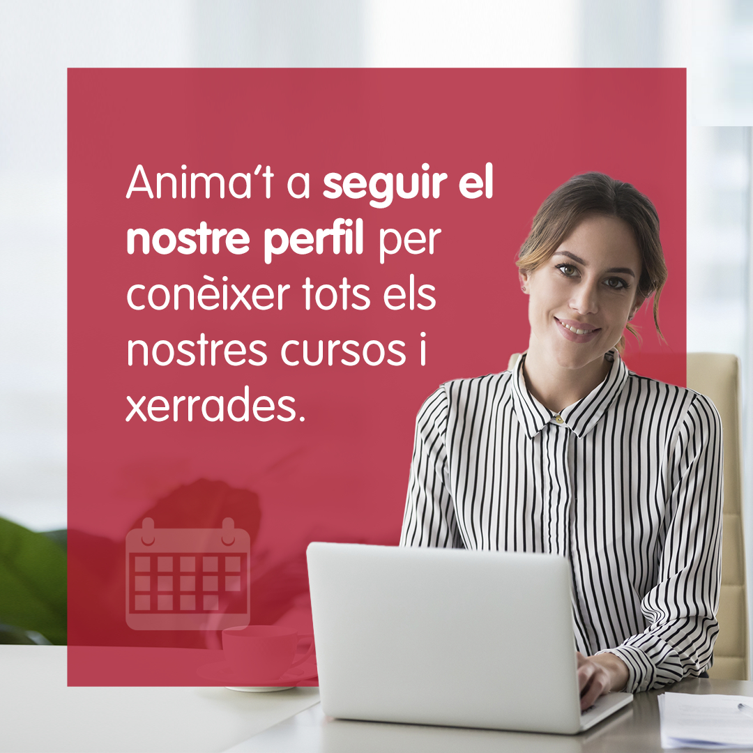 Estigues al dia en l’àmbit formatiu del sector del patrimoni immobiliari, seguint-nos a <a href="/CAFbcn_lleida/">Col·legi d'Adm. de Finques de Barcelona-Lleida</a> ! 👌

Publiquem tota la informació relacionada amb xerrades i cursos de gran interès.

L’aprenentatge ha de ser constant! ✨ I tu podràs estar actualitzat i al dia seguint-nos🤩