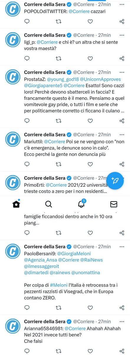 mazzettam2's tweet photo. Si allunga la lista degli account farlocchi sputtanati da qualcuno, non troppo sveglio, che gestisce gli account del #Corriere 
@Corriere https://t.co/4d3jdNQHsm