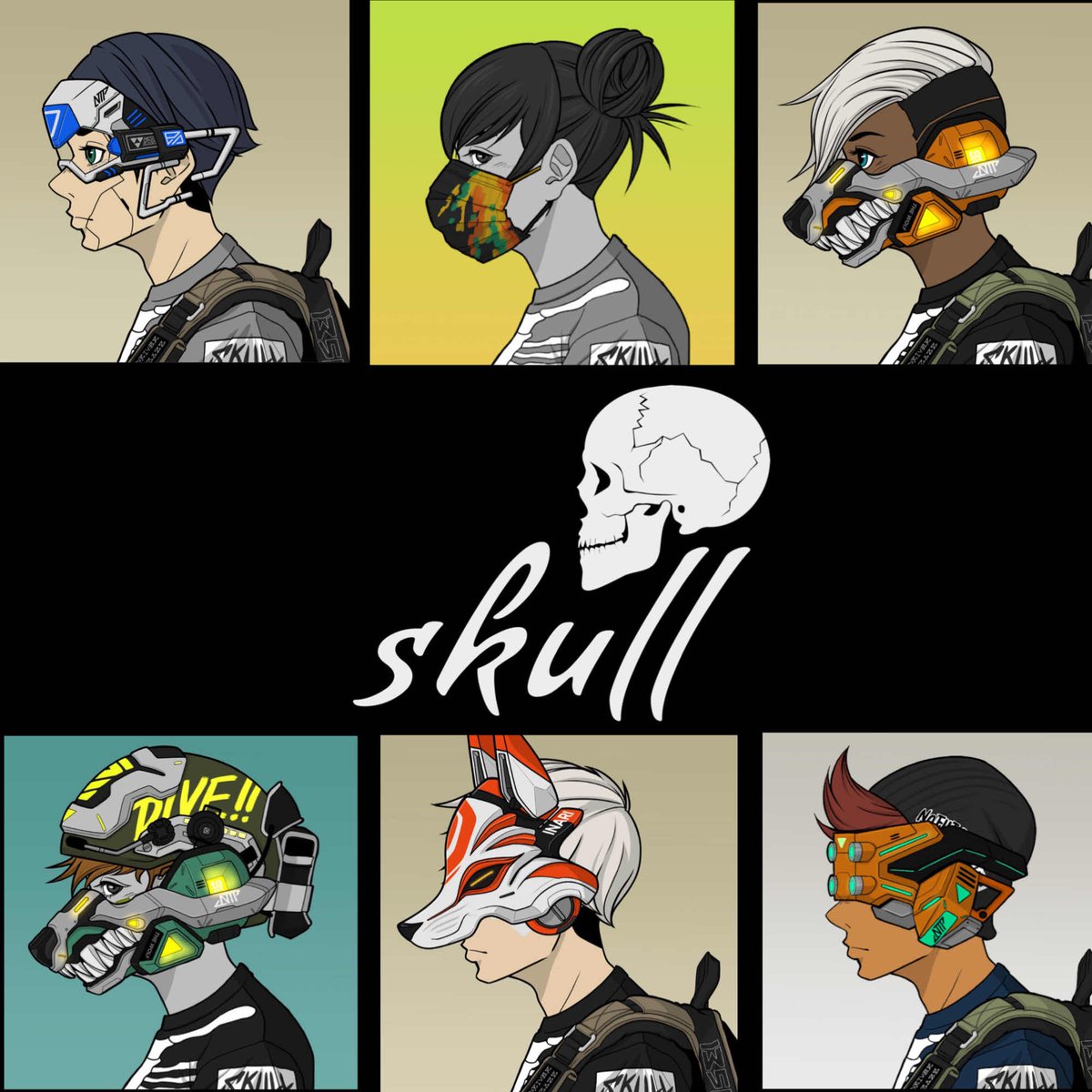 skullギルドは新たな隊員を募集中である
我々と同じ服装を身に纏い、真のパンクスの魂を持つ者たちを我々は熱烈に歓迎する
仲間となり、共に闘い、世界を揺るがす力を示そう

#NTP #skull