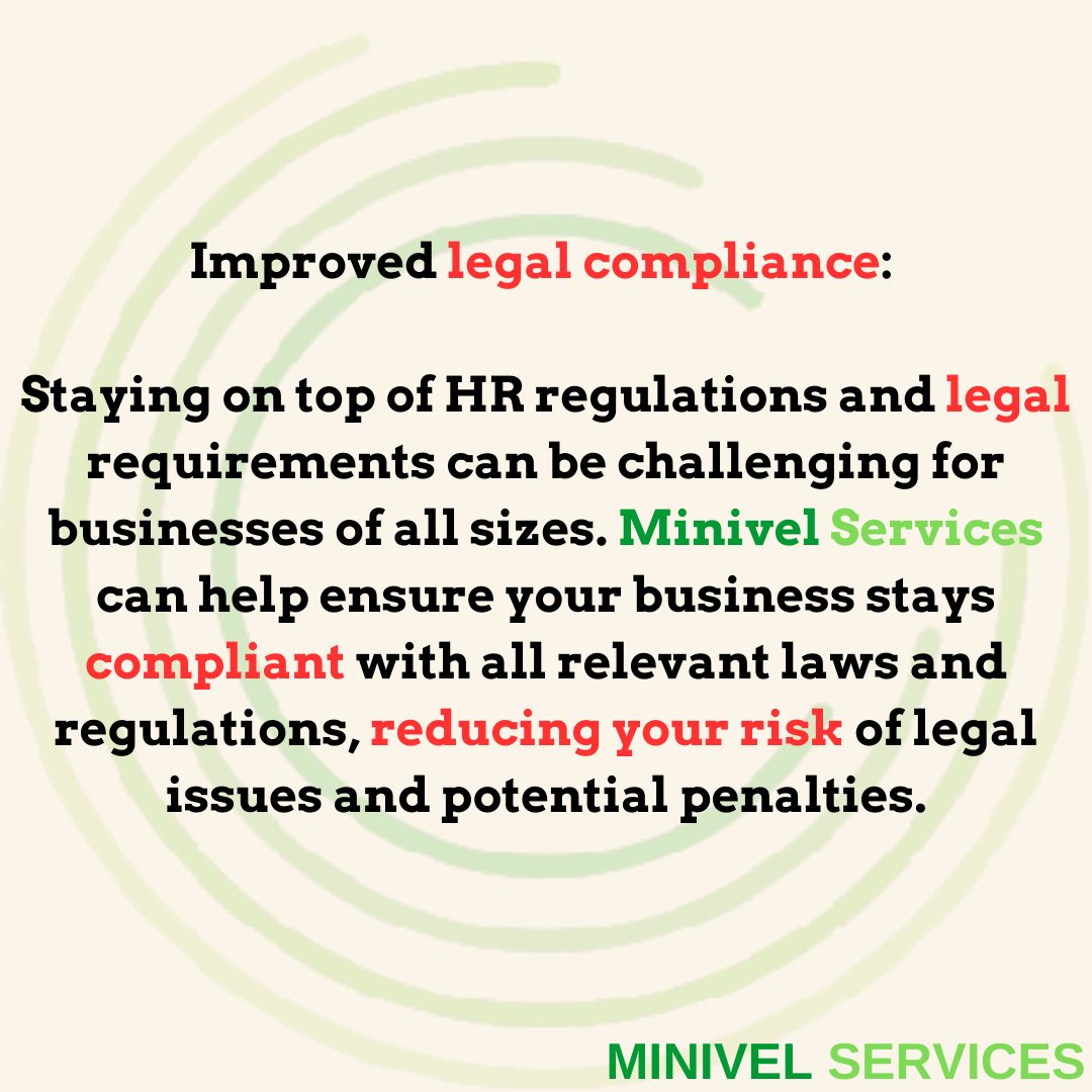 For more business Queries kindly reach out to us on 
kuldeep.sharma@minivel.com
dinesh.sharma@minivel.com
#HRpartnership
#HRconsulting
#HRservices
#HRmanagement
#HumanResources
#talentmanagement
#employeeengagement
#businessgrowth
#scalability
#costsavings
#legalcompliance