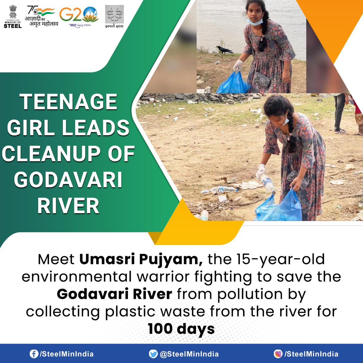 Ministry of Steel on Twitter "A 15yearold NRI girl takes up the