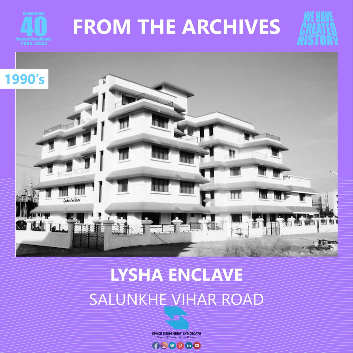 spacedesigners8's tweet photo. LYSHA ENCLAVE
.
DESIGNED BY: @spacedesigners8
.
LOCATION: SALUNKHE VIHAR ROAD, PUNE
.
.
.
#spacedesignerssyndicate #shaikhzuberrashid
#imranzubershaikh #wehavecreatedhistory
#OldPune
#architectsofindia #architectsopune
#pune #40yearsofspacedesigners #india https://t.co/QGbfJfXmXO