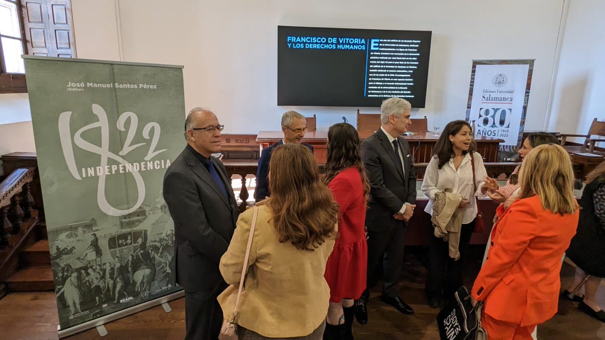 El Rector y el Embajador de Brasil presentan el libro ‘1822. Independencia’, José Manuel Santos Pérez (ed.)
#Brasil #Independencia #PresentaciónLibro #HistoriaDeBrasil