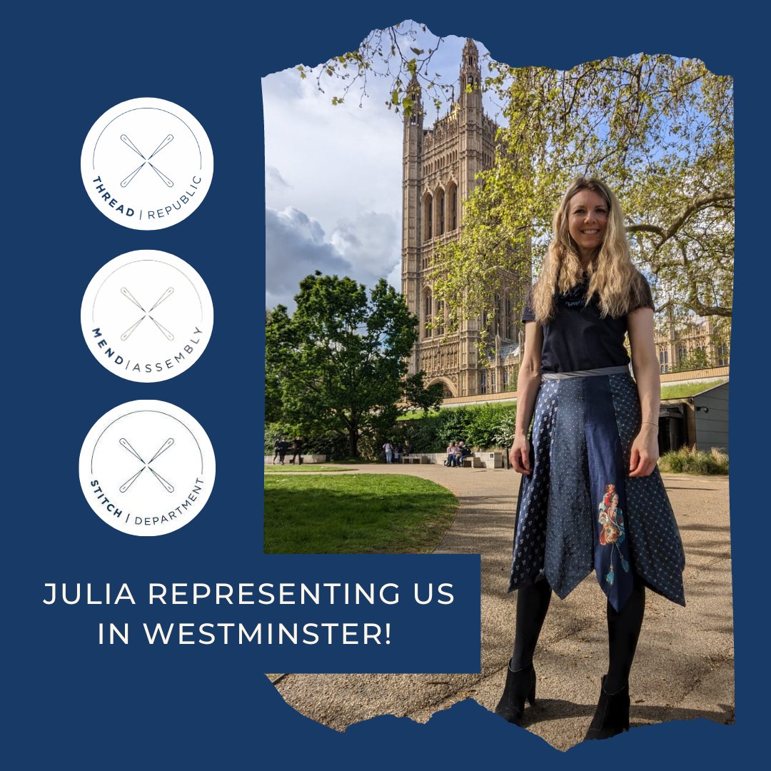 Our co-founder Julia @upcyclefashion was at #PortcullisHouse in #Westminster yesterday, representing our affiliate family at the APPG for Ethics and Sustainability in Fashion @fashionappg @fashionroundtable talking about the impact of our work in the community.