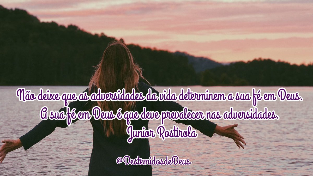 DestemidosdeD's tweet photo. Bom Dia!!
#adversidade #fe https://t.co/aFsAmnAiss