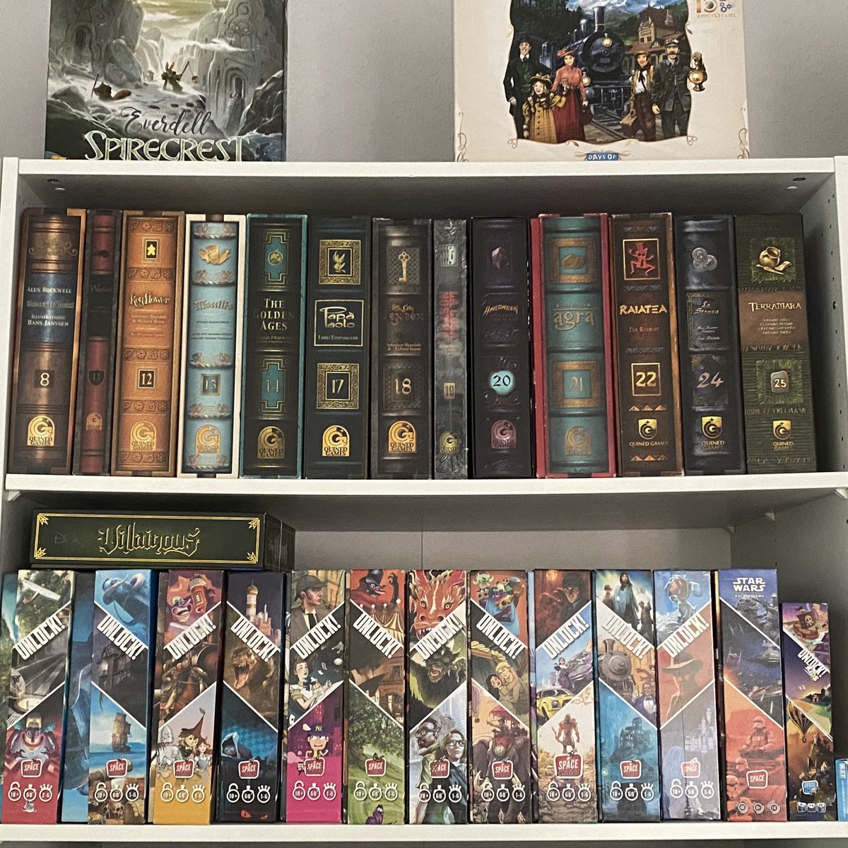 Il n’en manque plus beaucoup pour avoir la série complète des Quined Games ! #j2s #ludogite