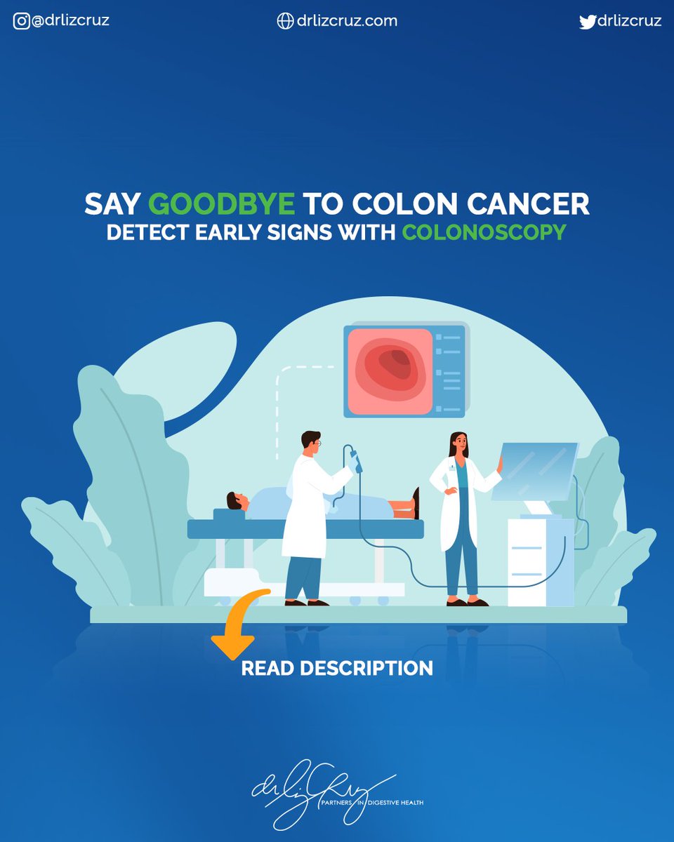 drlizcruz's tweet image. ✨ Colonoscopy is a minimally invasive procedure that can detect early signs of colon cancer, such as polyps and abnormal tissue growth. 

 #digestivedisorders #healthcheckup #medicalprocedure #gastroenterology #doctorvisit #healthcare #screeningtest #colonhealth