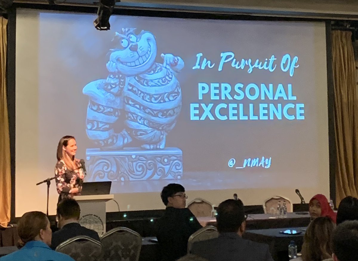 Great talk from @_NMay at #wadem2023   Discussing how we can work towards excellence. Highlighting the importance of reflexion and dissecting cases. Use the power of formal & informal peer review. Tip: #CoffeeAndCasesSnippets @SydneyHEMS #foamed