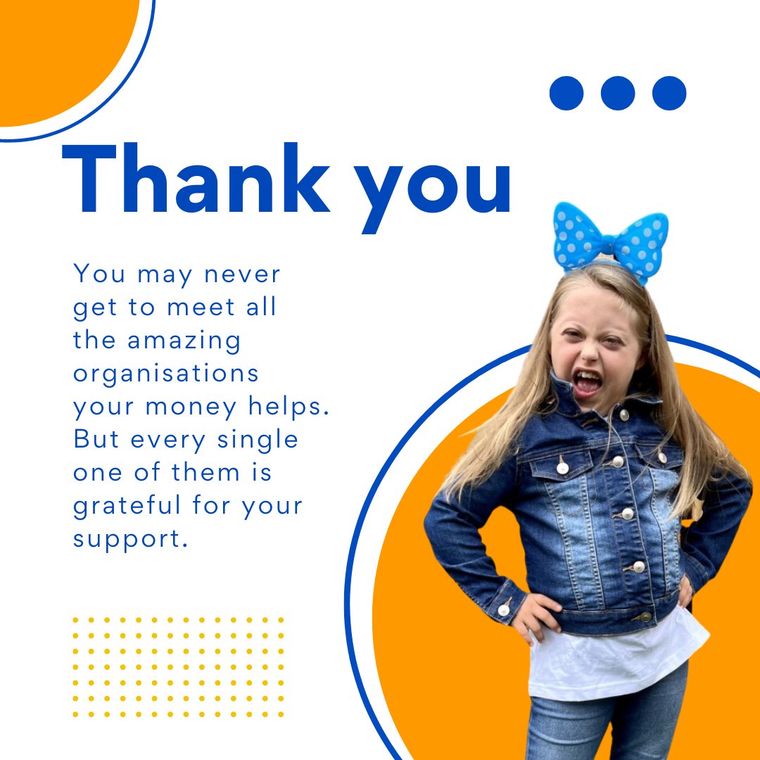 We couldn't do what we do without your support. On behalf of all the charities and groups your money helps, thank you. Thank you for every penny, every pound, every social media like and share and every conversation you have about Jeans for Genes. You guys rock!