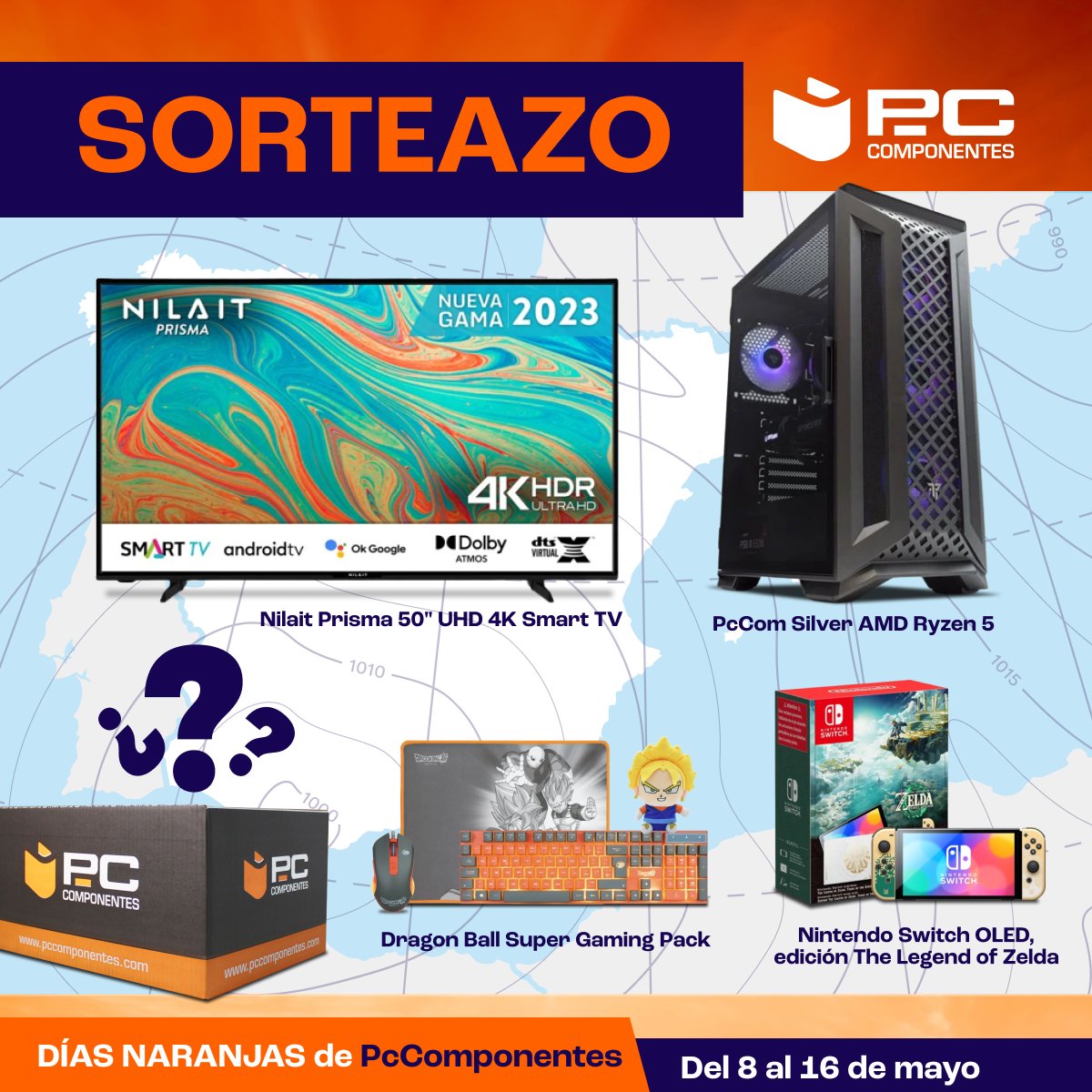 🟠SORTEAZO🟠

😍¡Celebramos los Días Naranjas escondiendo uno de estos PREMIAZOS en la Caja de la Felicidad!

🔶RT🔃 y síguenos
🔶Comenta completando la frase "Días Naranjas para ganar..." diciendo qué te gustaría que estuviera en la caja

✍️¡Si comentas más veces, más opciones!
