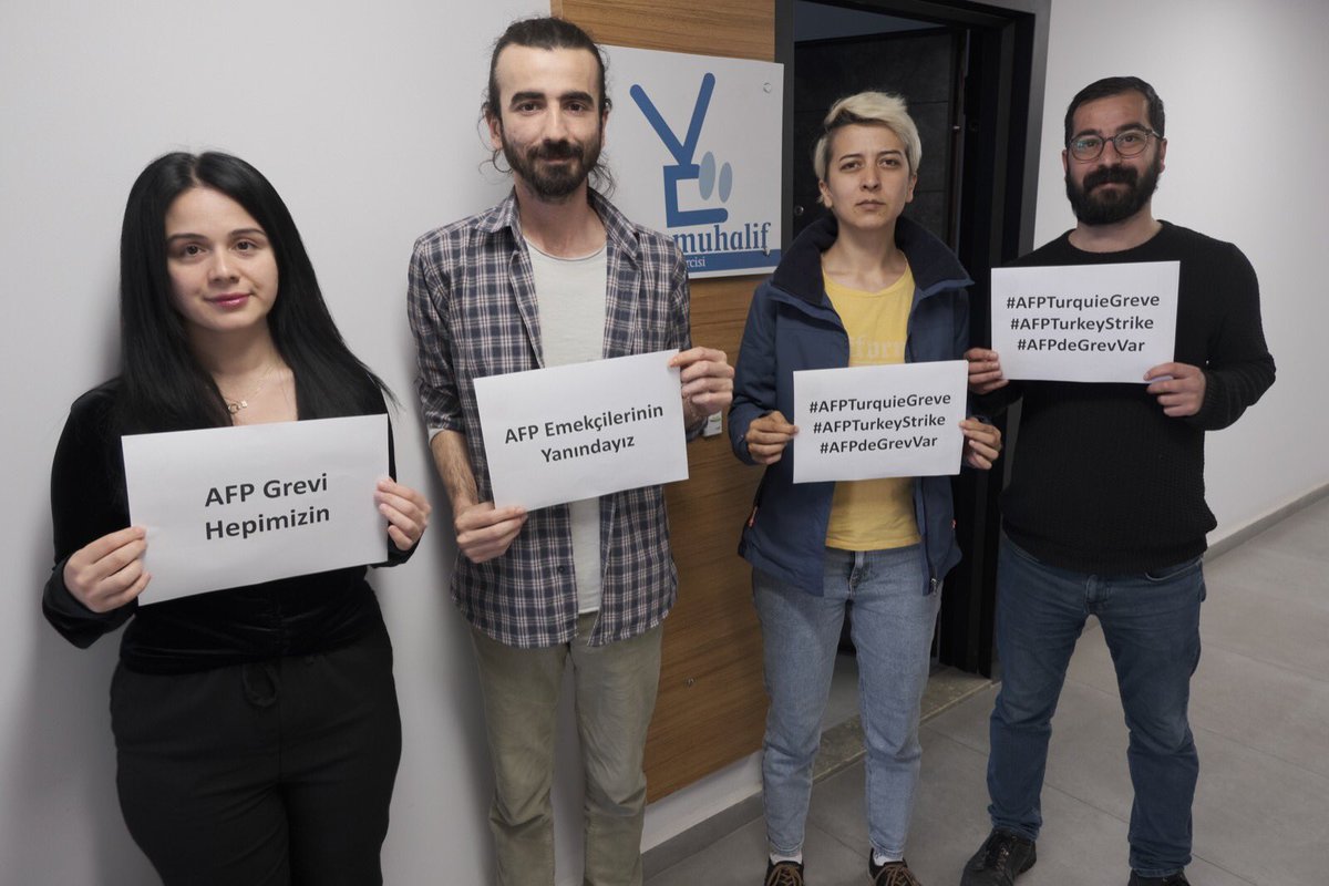 ihsancelepkolu's tweet photo. 9 gündür grevde olan AFP çalışanlarının yanındayız! 
Yaşasın dayanışma! @BursaMuhalif 
#AFPTurquieGreve 
#AFPTurkeyStrike 
#AFPdeGrevVar 
@TGS_org_tr https://t.co/hb0JUHIMde