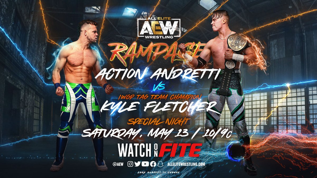 FITE on Twitter "⏰AEWRampage streams at a SPECIAL NIGHT this week on