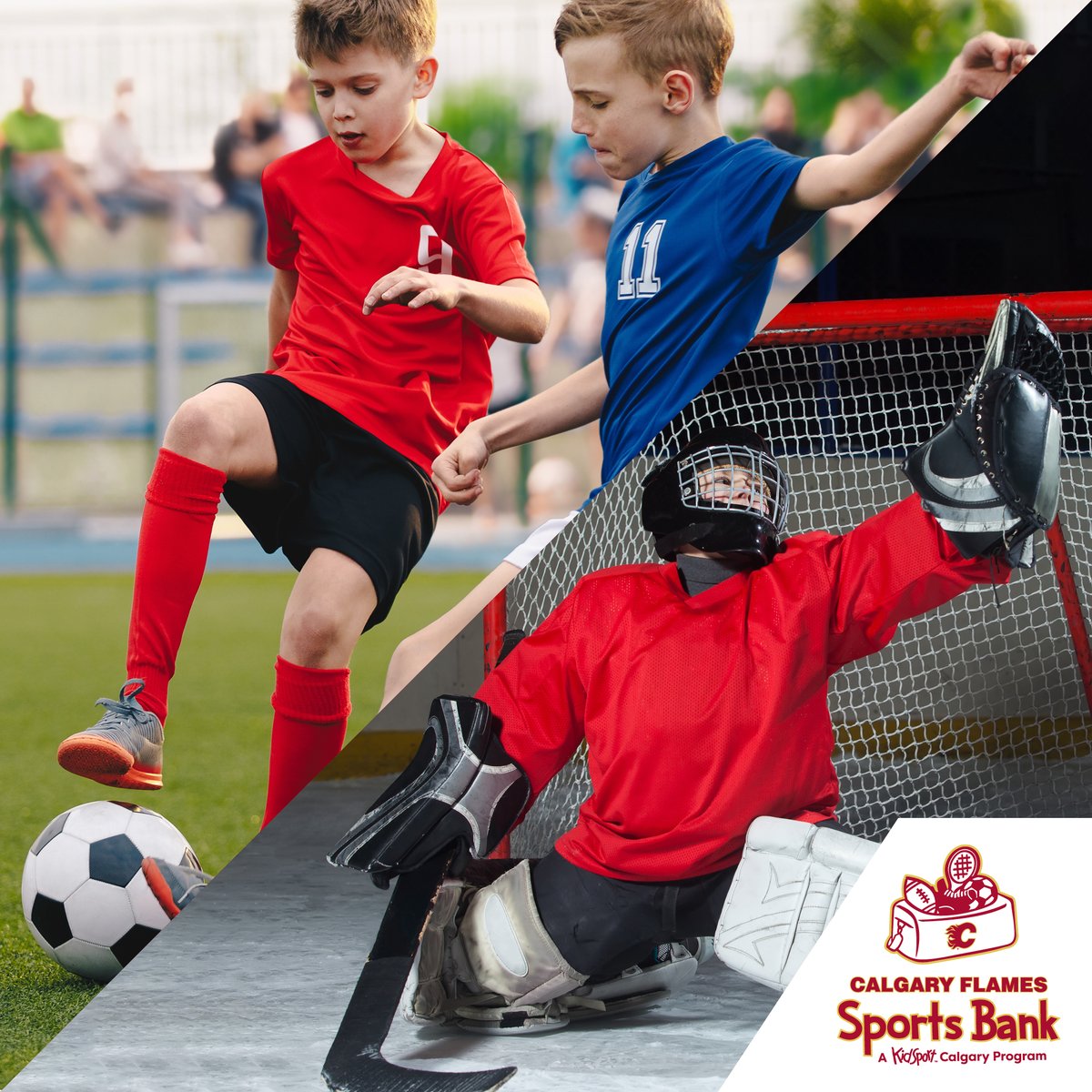 FlamesSportBank's tweet photo. In April, we gave out 1,092 pieces of equipment to 184 kids��plenty of hockey gear as the season wound down and lots of soccer equipment as the outdoor season starts up!

Every piece of gear donated is a new opportunity for a deserving kid. Thank you!

https://t.co/miC4dSeO8v https://t.co/5iJWVGNNP6