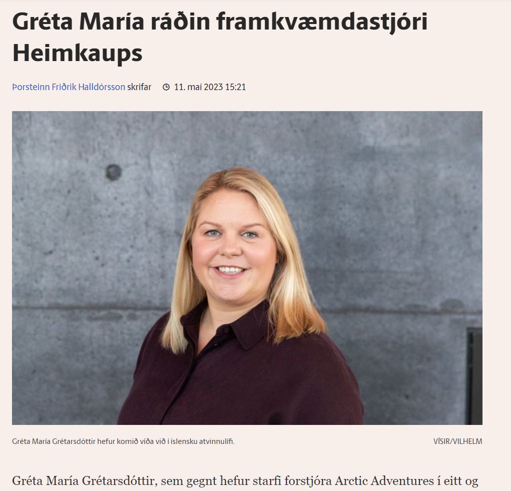 Smásaga úr viðskiptalífinu í dag