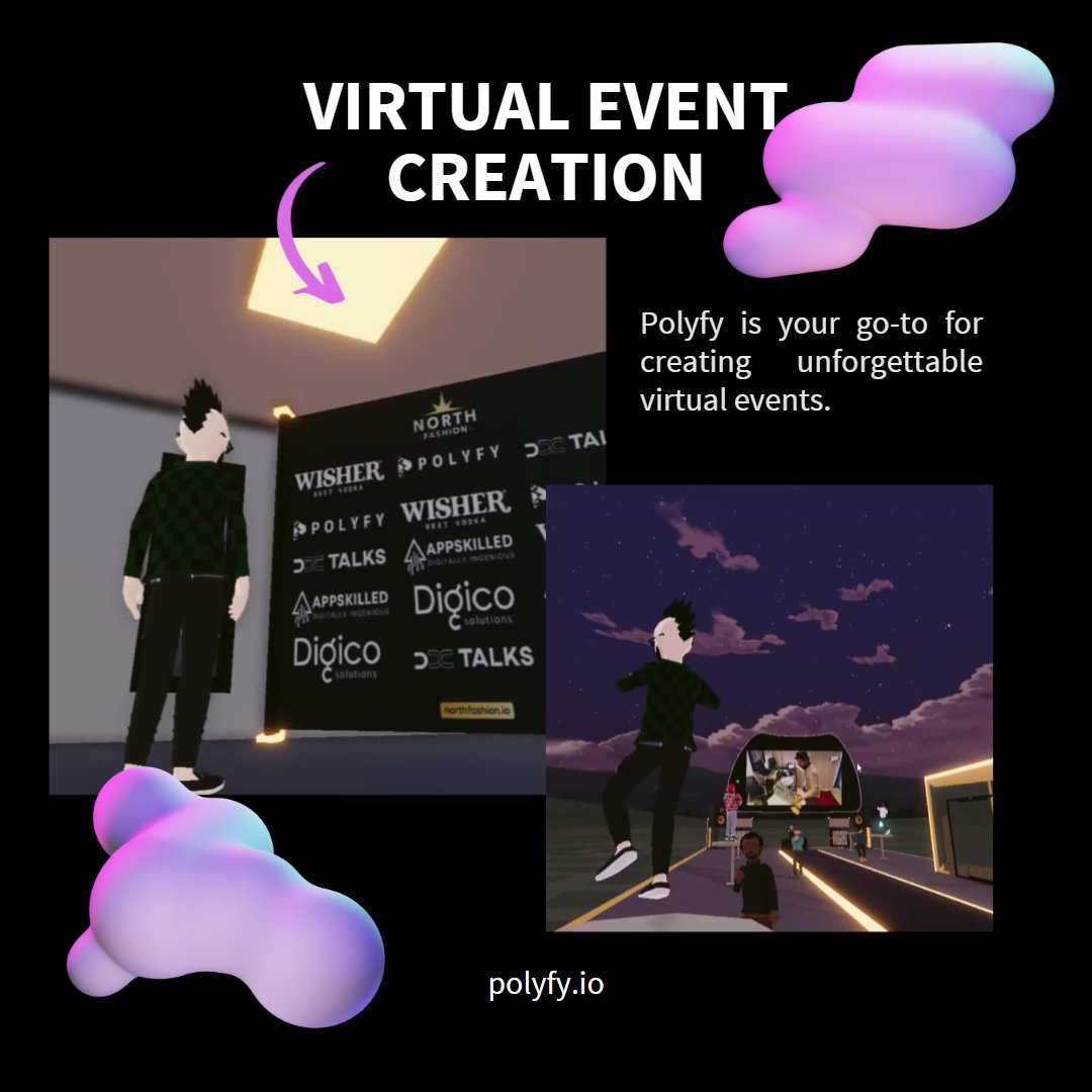polyfy's tweet photo. #Polyfy is the future of #virtual experiences. With our help, you can create and share #immersive #experience with anyone in the world. Whether you want to create an #art gallery, a #game, or a concert on the #metaverse, Polyfy makes it possible.

#virtualreality
#vr
#future https://t.co/RcgPZejtON