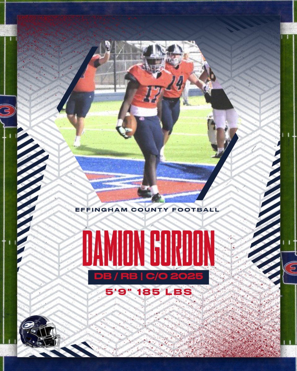 LIGHTNING QUICK AND EXPLOSIVE, BIG CONTRIBUTOR LAST SEASON IN THE BACKFIELD, LOOKING TO UP THE OUTPUT THIS SEASON!! <a href="/PatriqueIi/">Damion Patrique Gordon II</a> <a href="/RecruitTheHam/">RecruitEffingham</a> <a href="/RecruitGeorgia/">Recruit Georgia</a> hudl.com/video/3/171352…