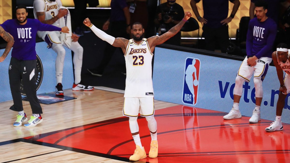 LakersLead's tweet photo. GAME 6 BRON 🔜 https://t.co/Rx9ju0g4XT