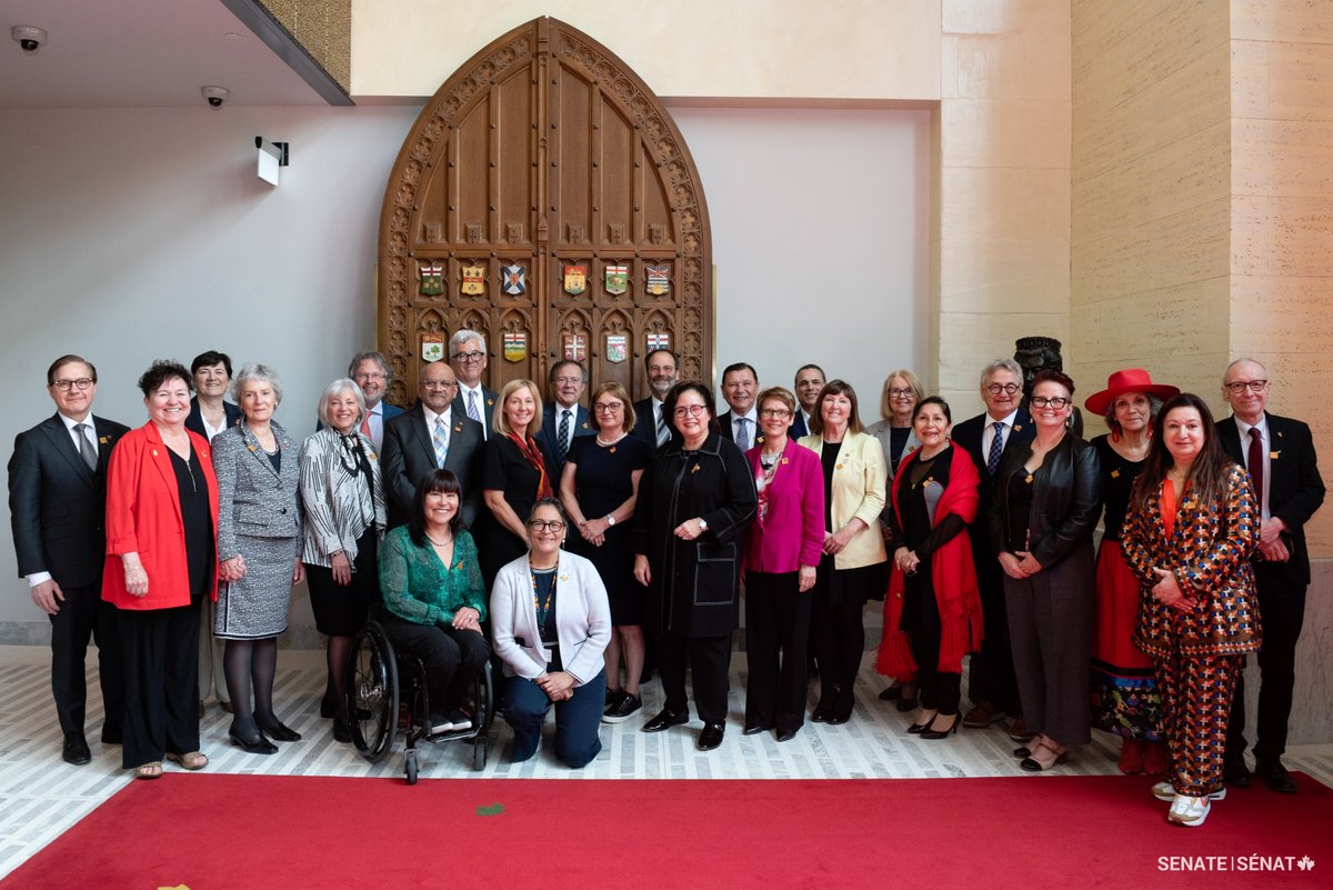 Today is #MooseHideCampaignDay. 

I am proud to join many of my fellow Senators in wearing a Moose Hide pin to mark our commitment to reconciliation and ending gender-based violence across Turtle Island. 

There is much work to do, and we must not slow down. #SenCA